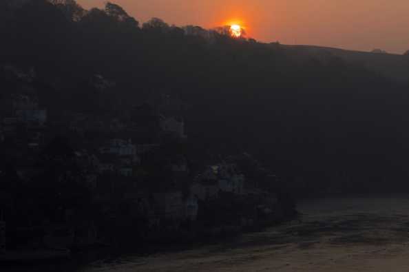 10 April 2020 - 06-56-23 
A rather warm colour for this morning's sunrise over the top of Kingswear.
--------------------
River Dart, Devon sunrise.